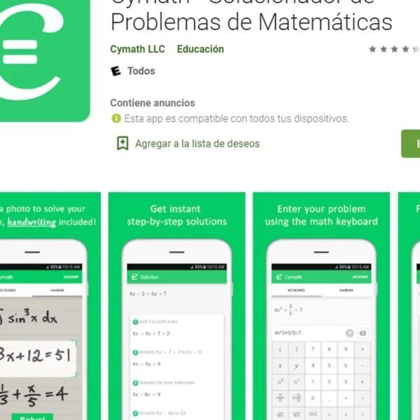 Las mejores aplicaciones para resolver problemas matemáticos
